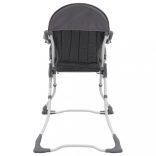 szürke és fehér babaetetőszék