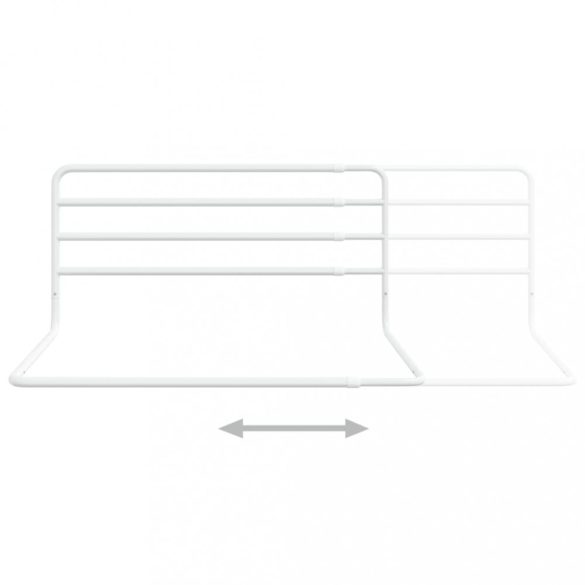 fehér vas biztonsági leesésgátló (76-137) x 55 cm