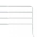 fehér vas biztonsági leesésgátló (76-137) x 55 cm