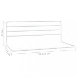 fehér vas biztonsági leesésgátló (76-137) x 55 cm