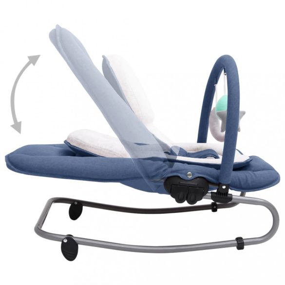 tengerészkék színű acél babaugráló