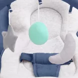 tengerészkék színű acél babaugráló