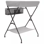 világosszürke vas pelenkázóasztal