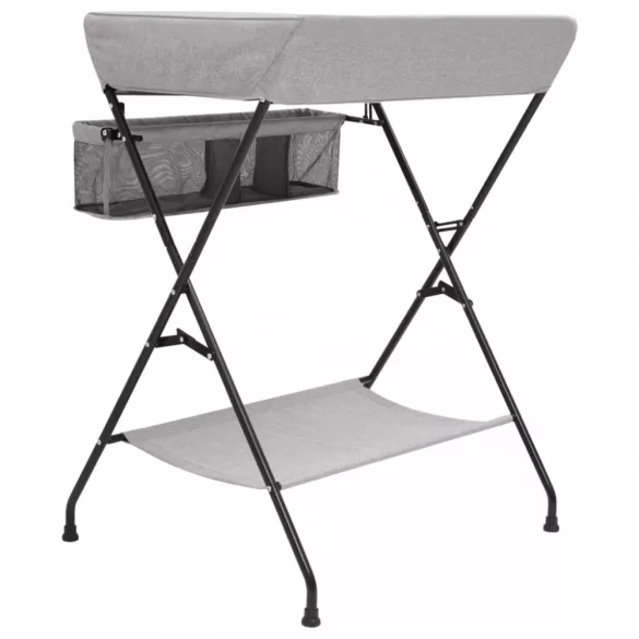 világosszürke vas pelenkázóasztal