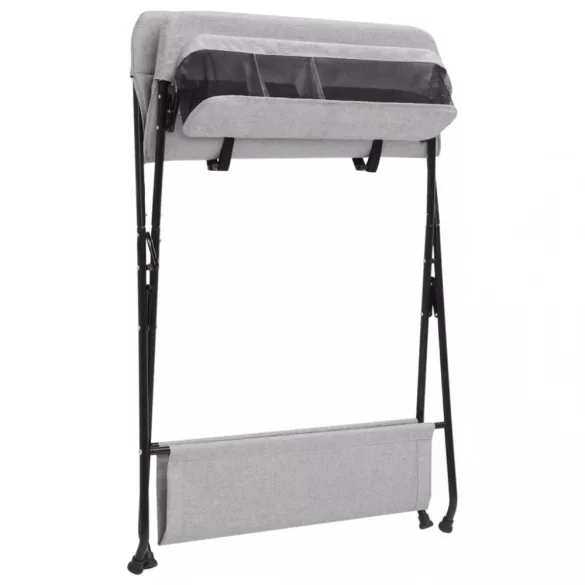 világosszürke vas pelenkázóasztal