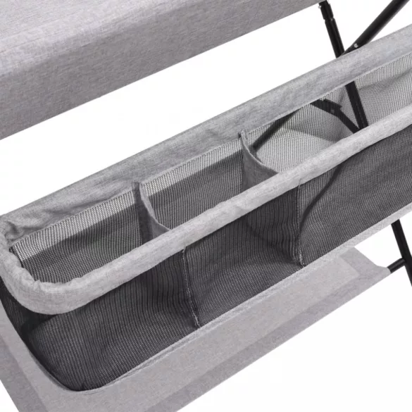 világosszürke vas pelenkázóasztal