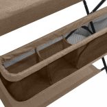 tópszínű vas pelenkázóasztal