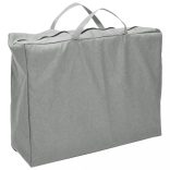 világosszürke vászonszövet babajáróka matraccal