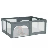 világosszürke oxford szövet babajáróka 2 ajtóval