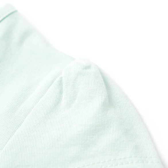 Világosmenta színű gyerekpóló 92