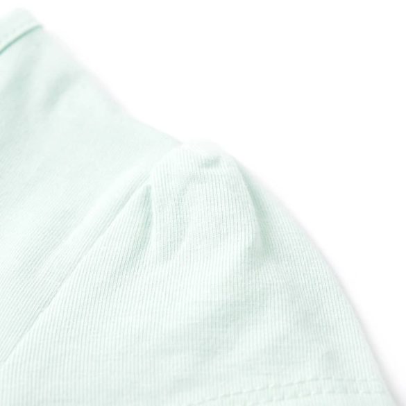 Világosmenta színű gyerekpóló 128