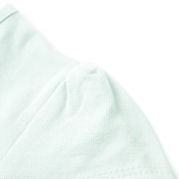 Világosmenta színű gyerekpóló 140