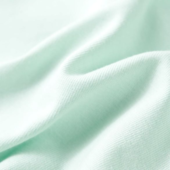 Világosmenta színű gyerekpóló 140