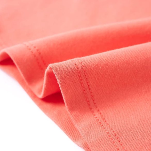 Korall színű gyerekpóló 92