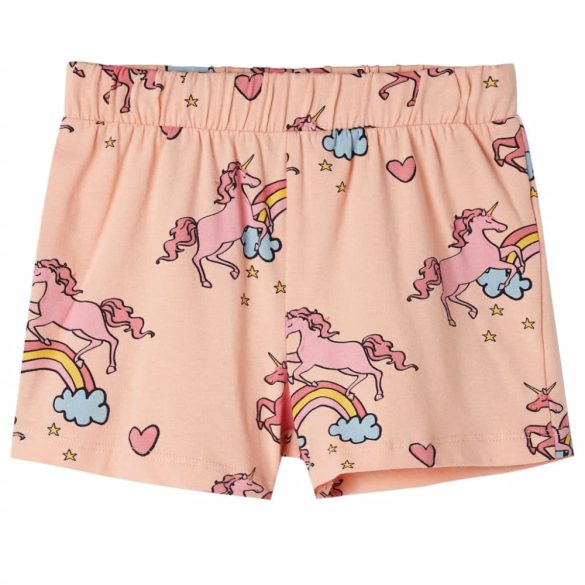 Világos narancssárga rövid ujjú gyerekpizsama 92