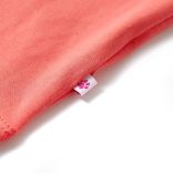 Korall színű gyerekpóló 128