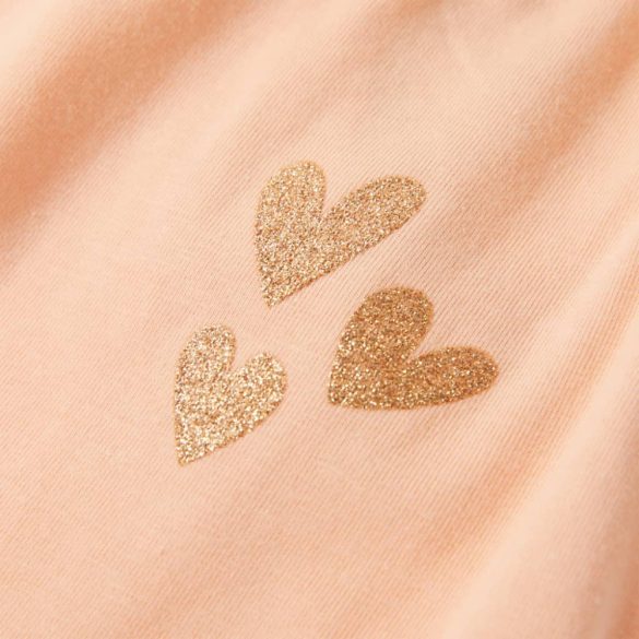 Világos narancssárga gyerekfelső 140