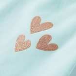 Világosmenta színű gyerekfelső 104