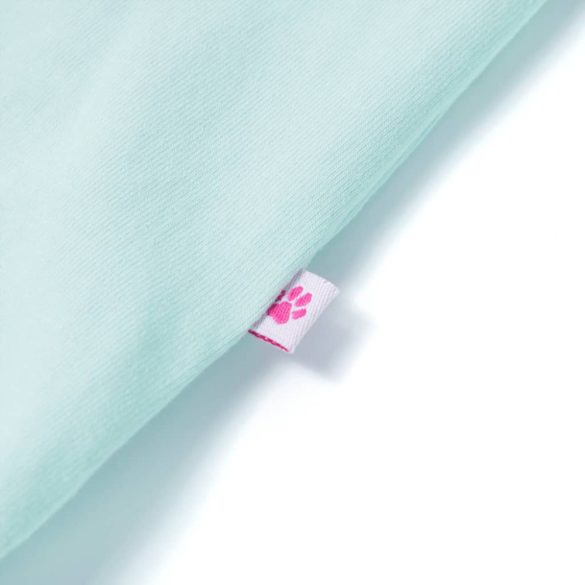 Világosmenta színű gyerekfelső 104