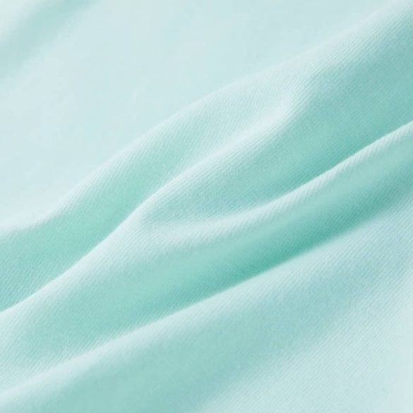 Világosmenta színű gyerekfelső 116