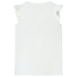 Ekrü színű gyerekpóló 128