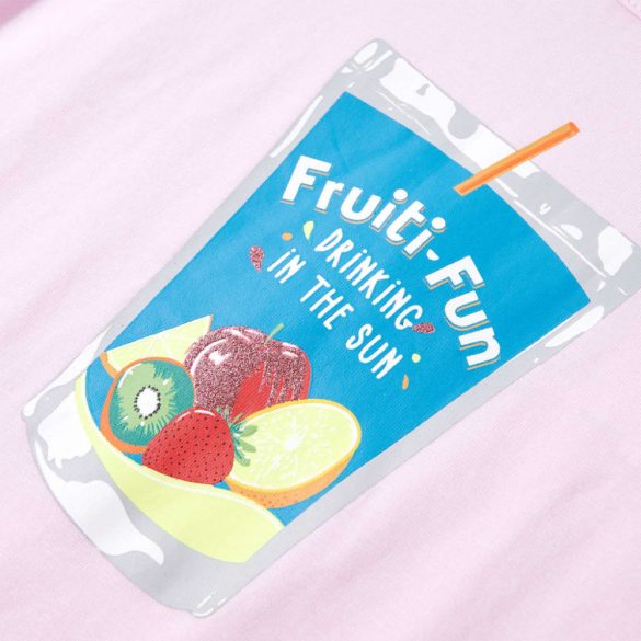 Halvány rózsaszín gyerekpóló 140