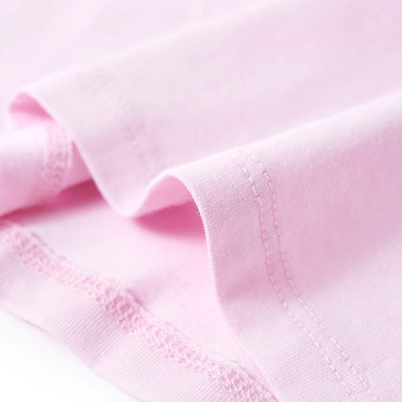 Halvány rózsaszín gyerekpóló 140