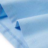 Világoskék fodros ujjú gyerekpóló 140