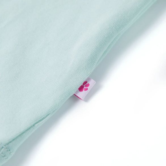 Világosmenta színű gyerek felső 116