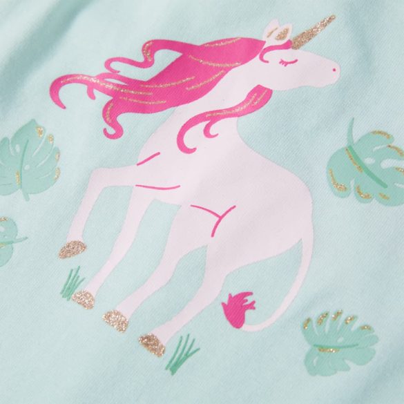 Világosmenta színű gyerek felső 140