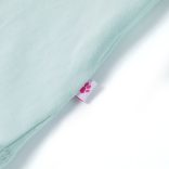 Világosmenta színű gyerek felső 140