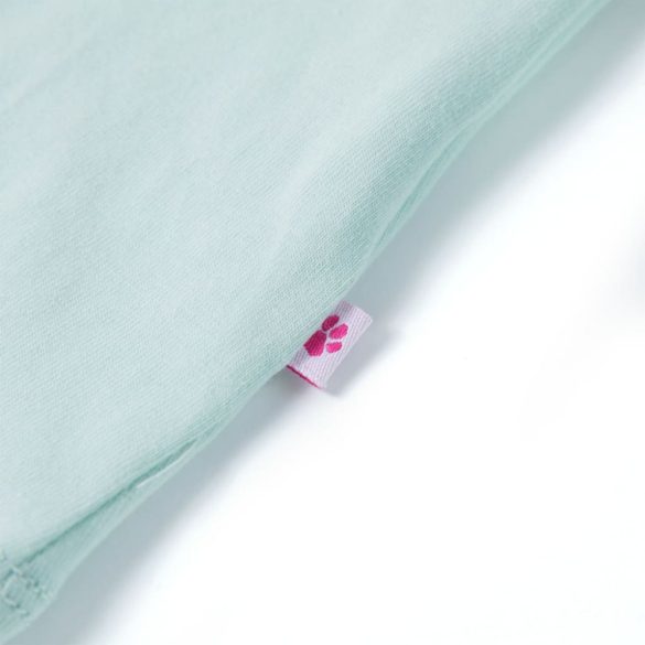 Világosmenta színű gyerek felső 140