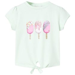 Világosmenta színű gyerekpóló 104