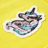 Élénk sárga gyerekpóló 140