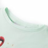 Világosmenta színű gyerekpóló 140