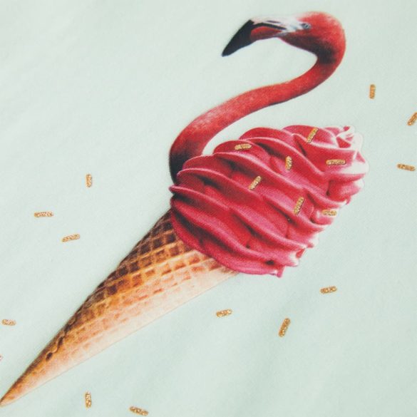 Világosmenta színű gyerekpóló 140