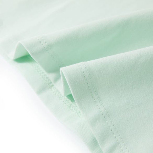 Világosmenta színű gyerekpóló 140