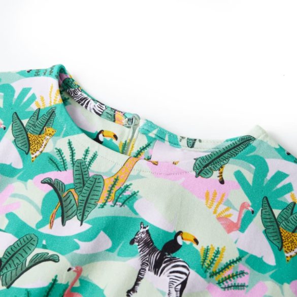 Világosmenta színű gyerekruha 140