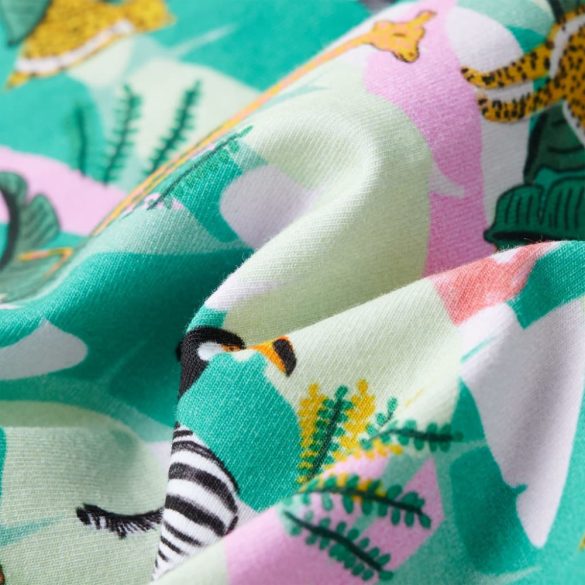 Világosmenta színű gyerekruha 140