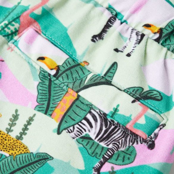 Mentaszínű gyerekrövidnadrág húzózsinórral 92