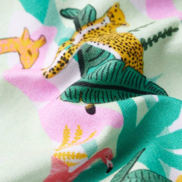 Mentaszínű gyerekrövidnadrág húzózsinórral 92