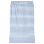 Világosmenta színű csíkos egyenes gyerekszoknya 116