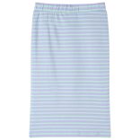 Világosmenta színű csíkos egyenes gyerekszoknya 128