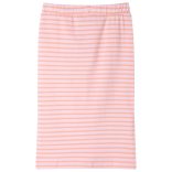 Rózsaszín csíkos egyenes gyerekszoknya 104