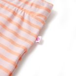 Rózsaszín csíkos egyenes gyerekszoknya 128