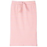 Rózsaszín csíkos egyenes gyerekszoknya 140