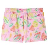 Halvány rózsaszín gyerekrövidnadrág húzózsinórral 140