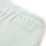 Vegyes világos mentaszínű gyerekrövidnadrág húzózsinórral 128