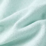 Vegyes világos mentaszínű kapucnis gyerekpulóver cipzárral 92