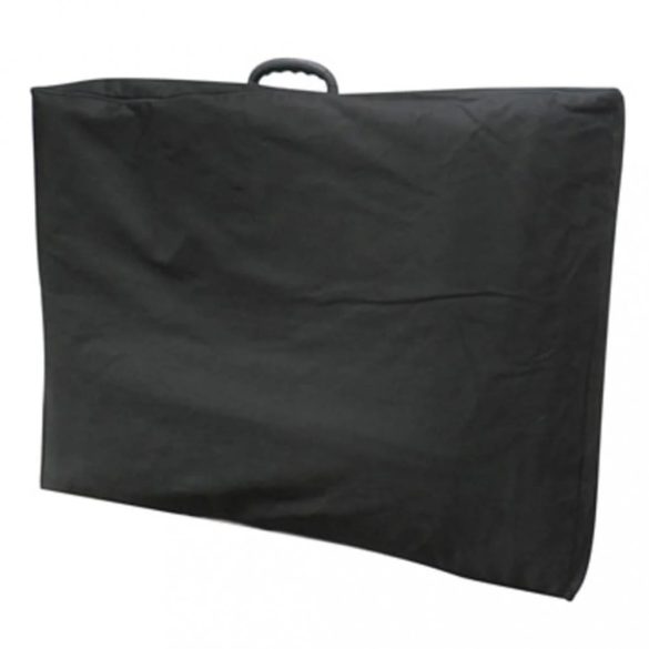 fehér műbőrből hordozható arckezelő szék 185 x 78 x 76 cm